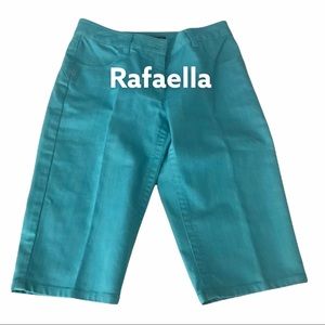 Rafaella turquoise jean capris